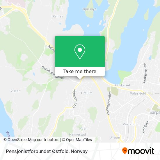 Pensjonistforbundet Østfold map