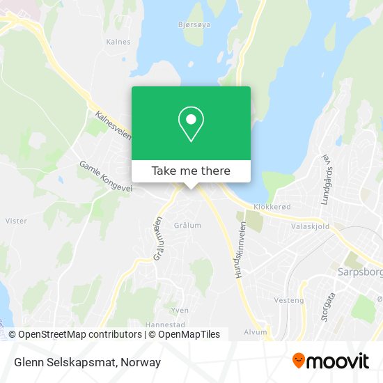 Glenn Selskapsmat map