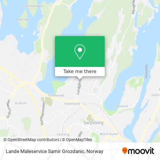 Lande Maleservice Samir Grozdanic map