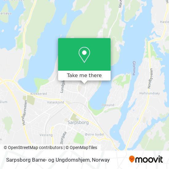 Sarpsborg Barne- og Ungdomshjem map