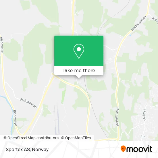 Sportex AS map