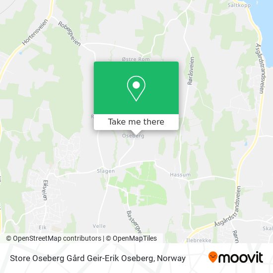 Store Oseberg Gård Geir-Erik Oseberg map