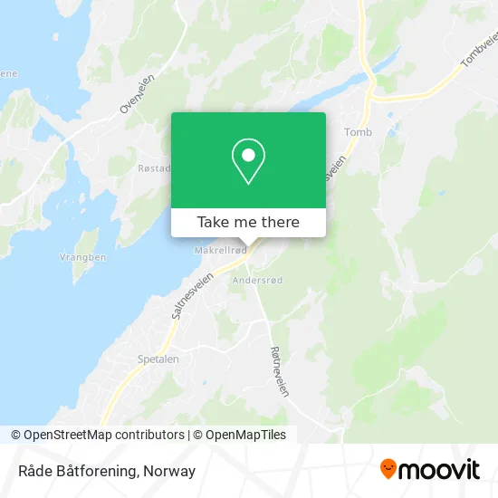 Råde Båtforening map