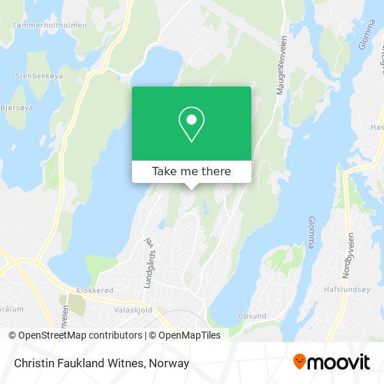 Christin Faukland Witnes map