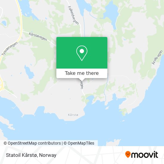 Statoil Kårstø map