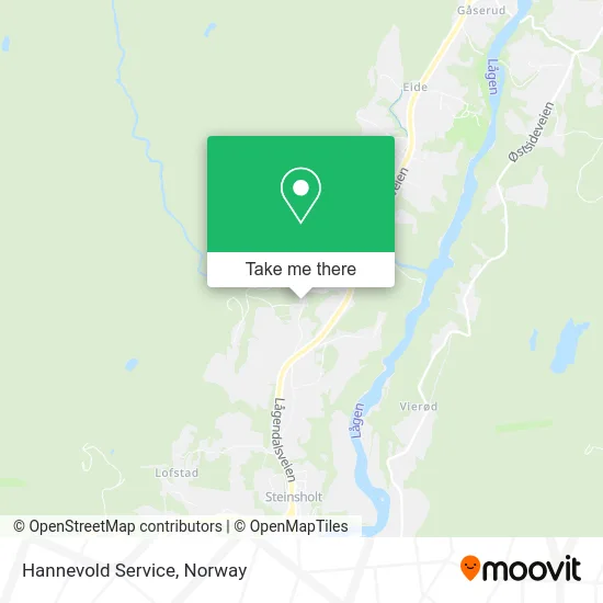 Hannevold Service map