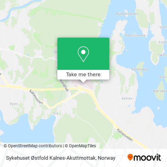 Sykehuset Østfold Kalnes-Akuttmottak map