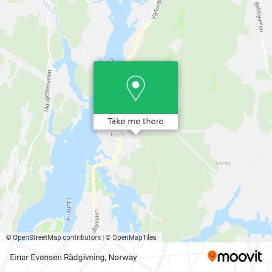 Einar Evensen Rådgivning map