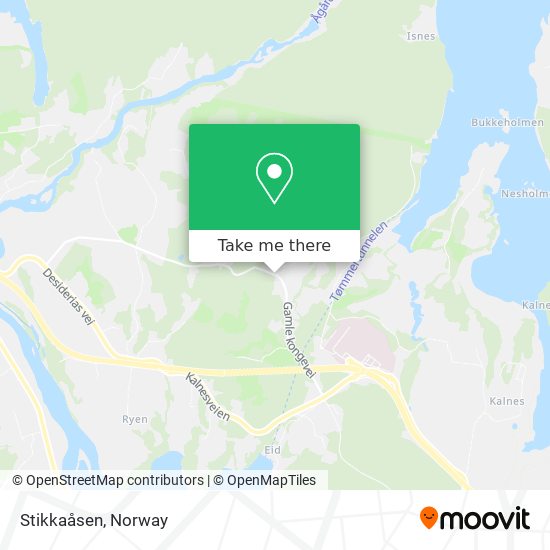 Stikkaåsen map