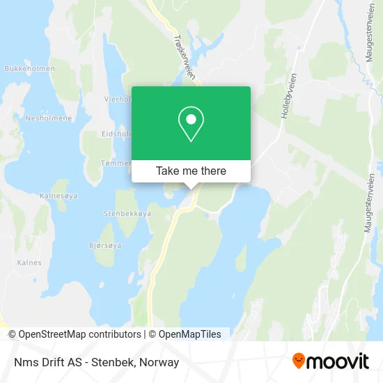 Nms Drift AS - Stenbek map