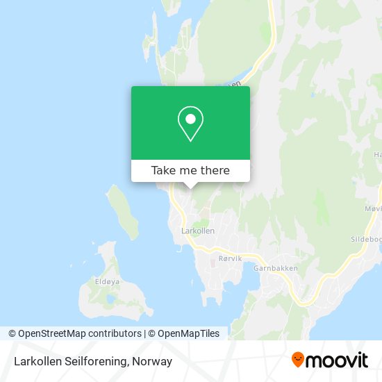 Larkollen Seilforening map