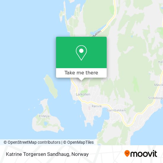 Katrine Torgersen Sandhaug map