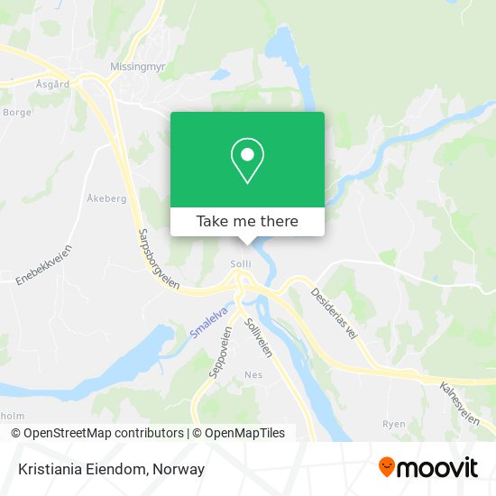 Kristiania Eiendom map