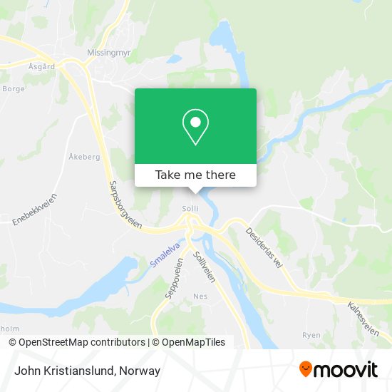 John Kristianslund map