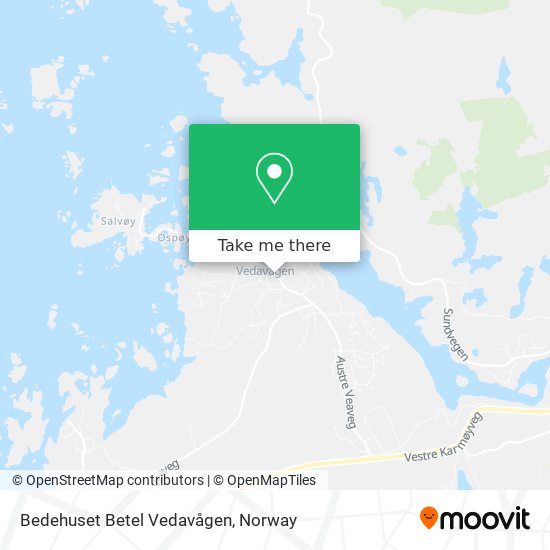 Bedehuset Betel Vedavågen map