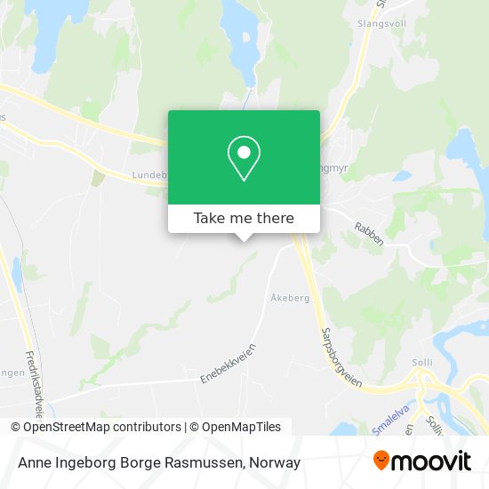 Anne Ingeborg Borge Rasmussen map