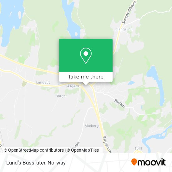 Lund's Bussruter map