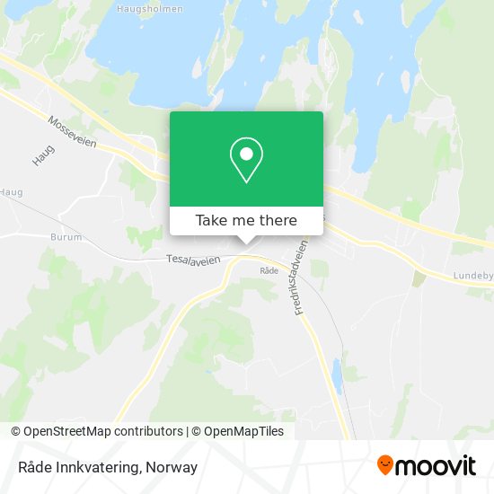 Råde Innkvatering map