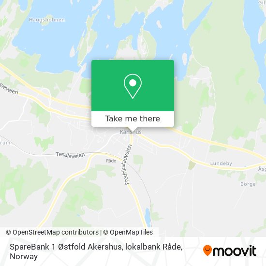 SpareBank 1 Østfold Akershus, lokalbank Råde map