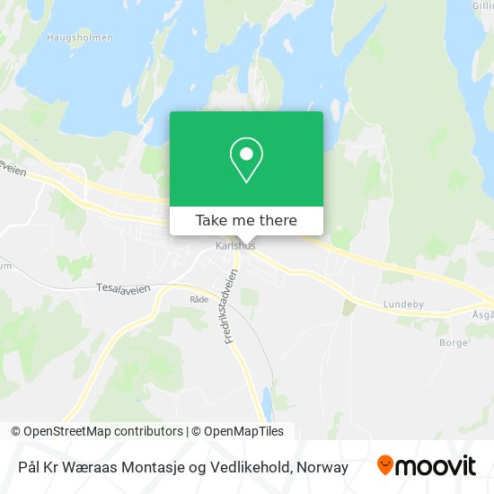 Pål Kr Wæraas Montasje og Vedlikehold map