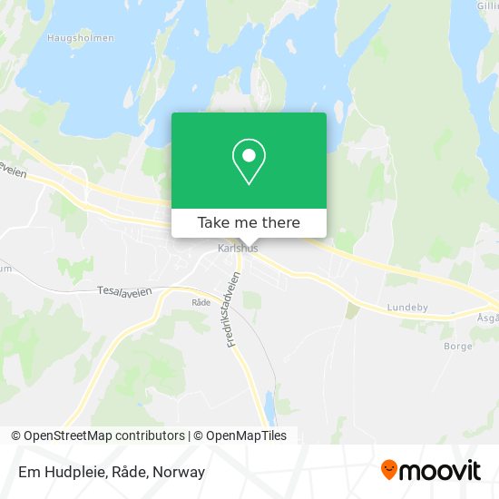 Em Hudpleie, Råde map