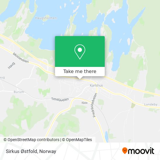 Sirkus Østfold map