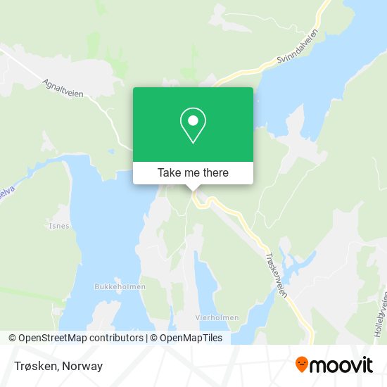 Trøsken map