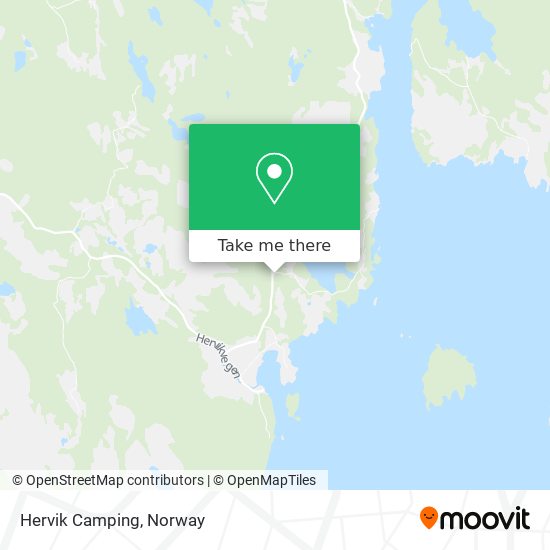 Hervik Camping map