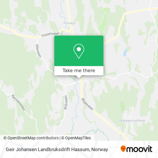 Geir Johansen Landbruksdrift Hassum map