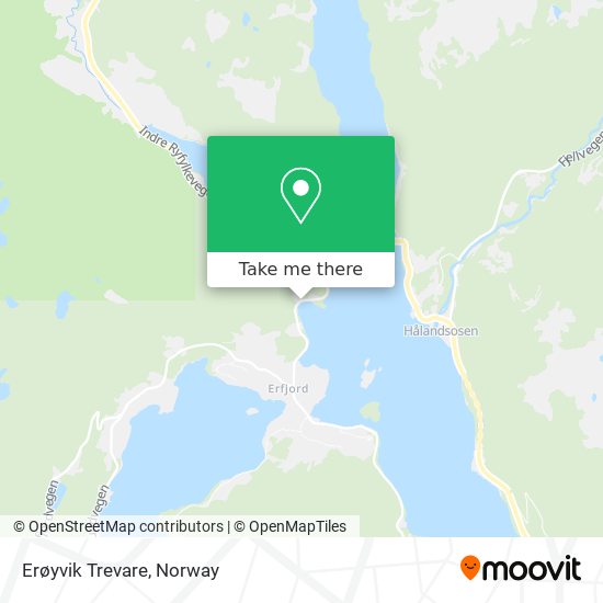 Erøyvik Trevare map