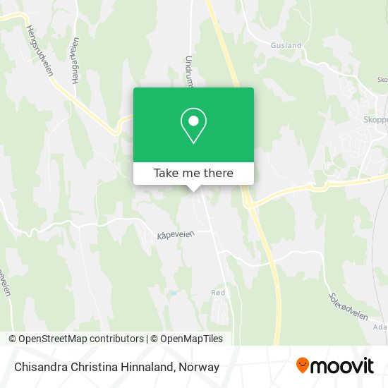 Chisandra Christina Hinnaland map