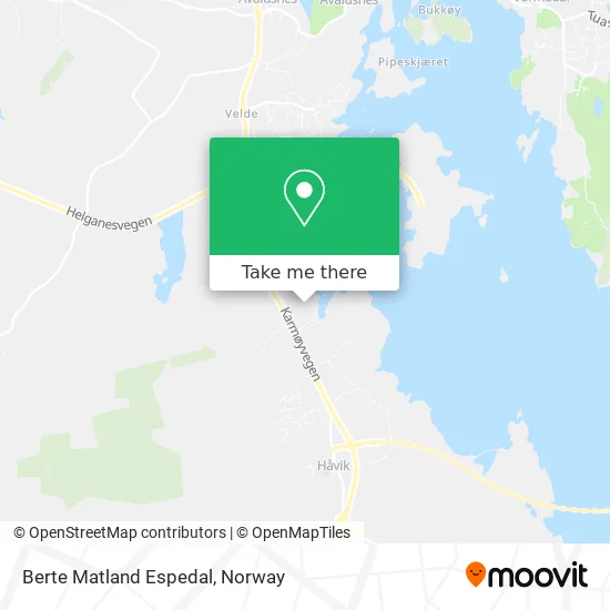 Berte Matland Espedal map