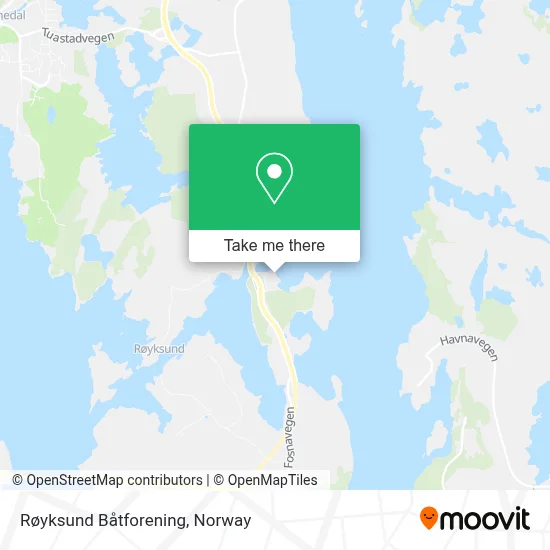 Røyksund Båtforening map