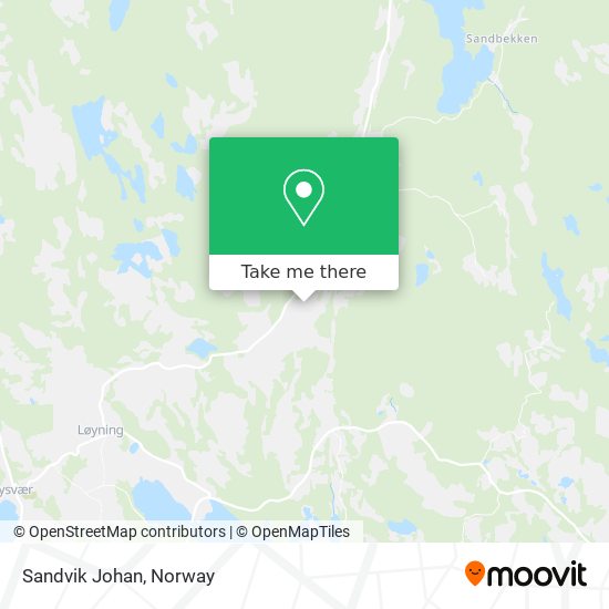 Sandvik Johan map