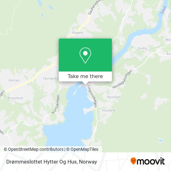 Drømmeslottet Hytter Og Hus map