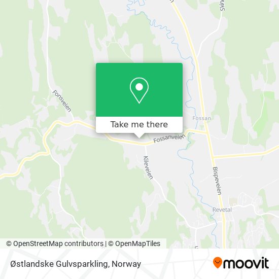Østlandske Gulvsparkling map