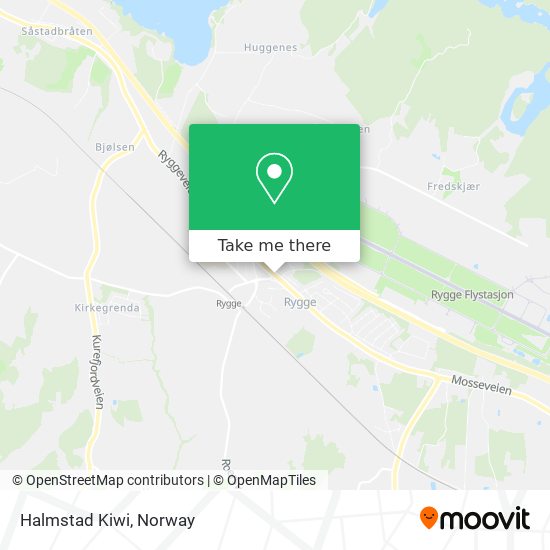 Halmstad Kiwi map
