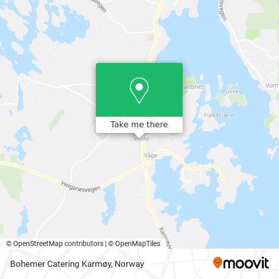 Bohemer Catering Karmøy map