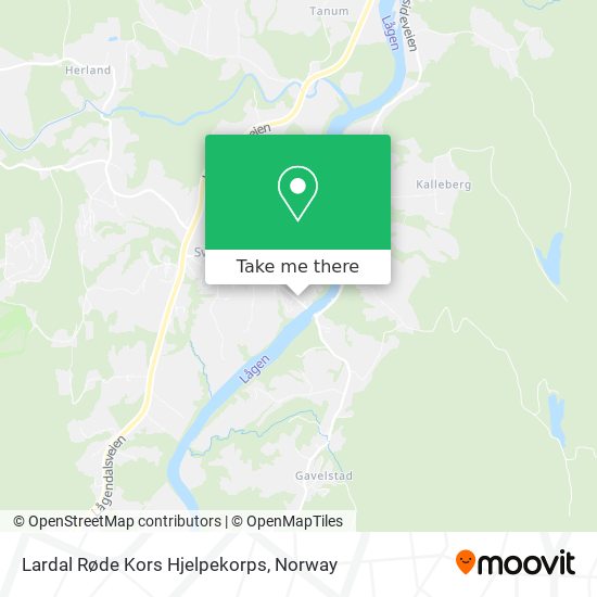 Lardal Røde Kors Hjelpekorps map