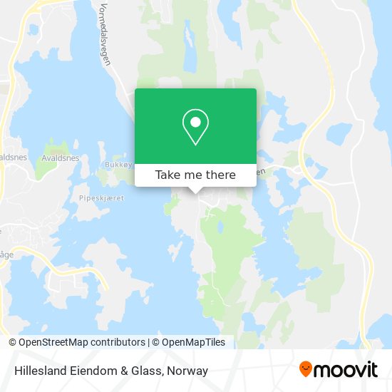 Hillesland Eiendom & Glass map