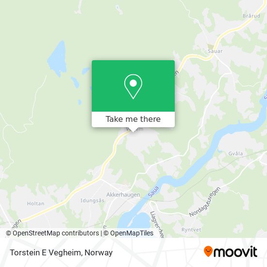 Torstein E Vegheim map