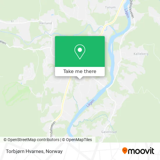 Torbjørn Hvarnes map
