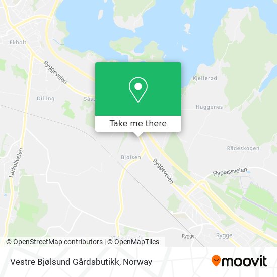 Vestre Bjølsund Gårdsbutikk map