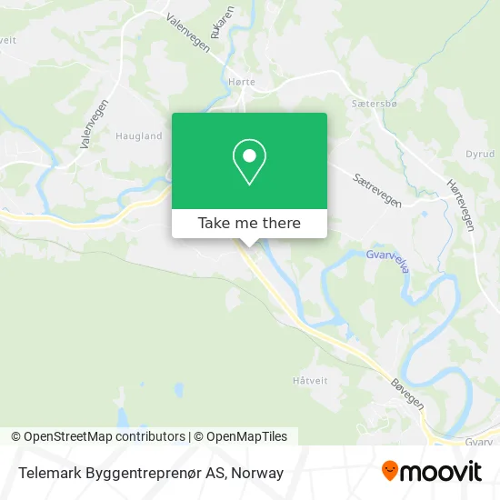 Telemark Byggentreprenør AS map