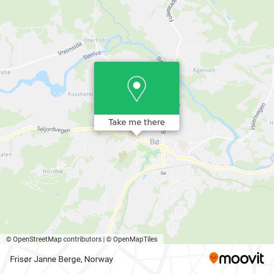 Frisør Janne Berge map