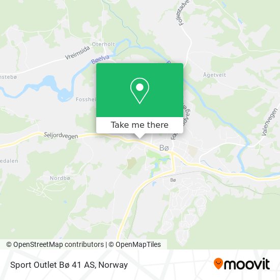 Sport Outlet Bø 41 AS map