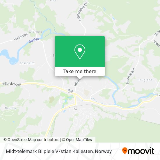 Midt-telemark Bilpleie V / stian Kallesten map