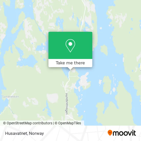 Husavatnet map