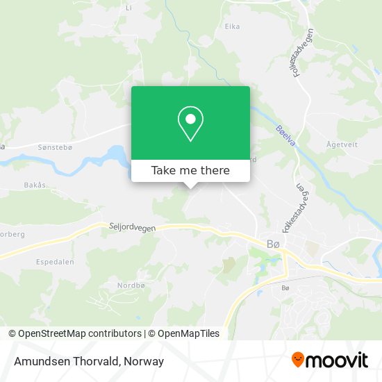 Amundsen Thorvald map