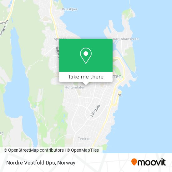 Nordre Vestfold Dps map